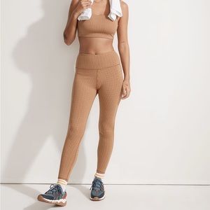 Madewell MWL gingham sports bra and leggings set